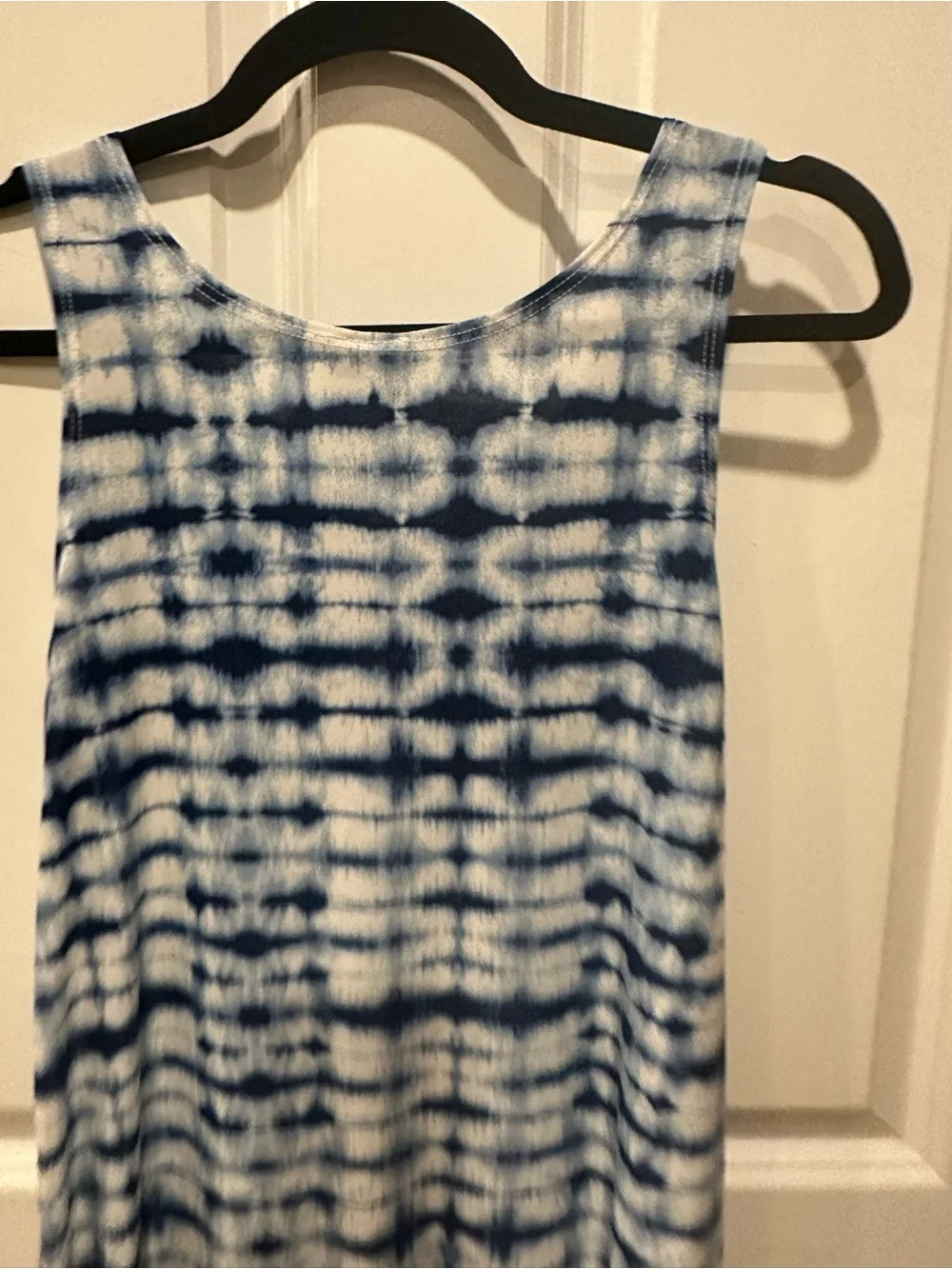 Portocruz small swim coverup Blue Tie-Dye Tank Dress